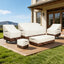 2 Fundas Mecedora 600d Impermeables para Patio 27x34x45