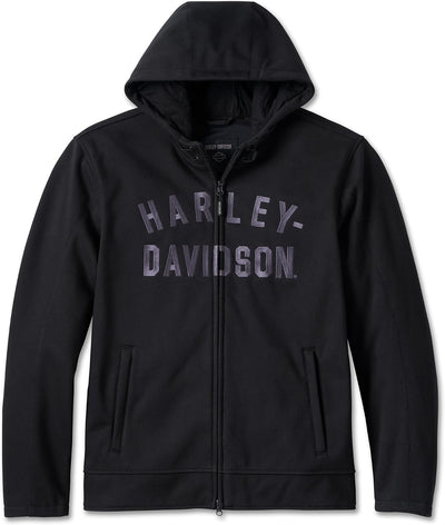 Deflector forro polar con capucha hombre negro