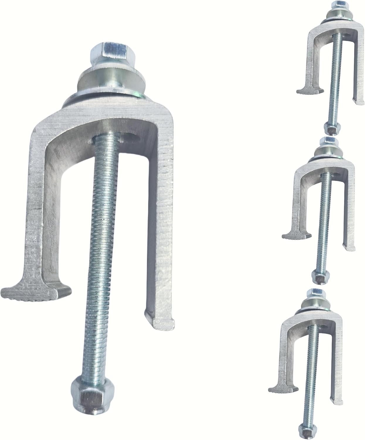 Abrazaderas aluminio camión pack 4 montaje fácil