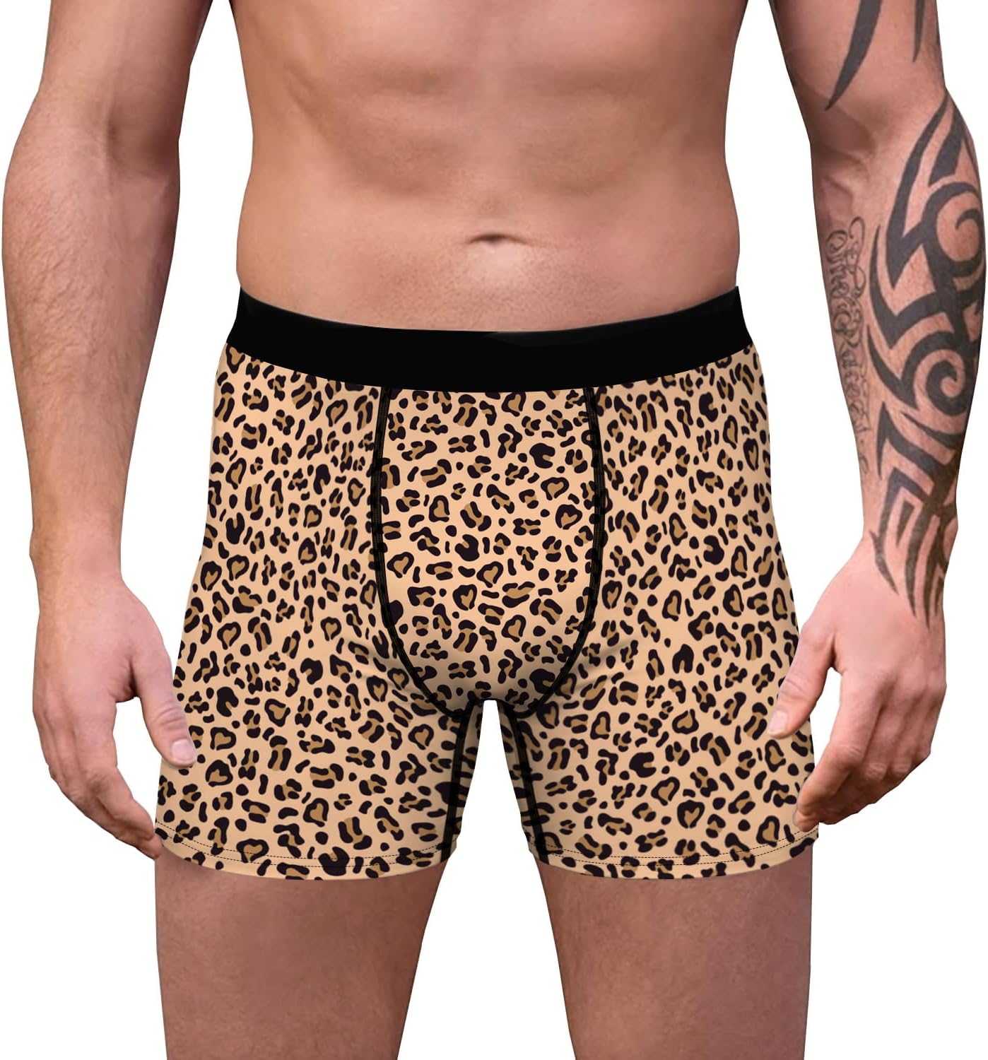 Bóxer divertido para hombre sin mosca regalo broma