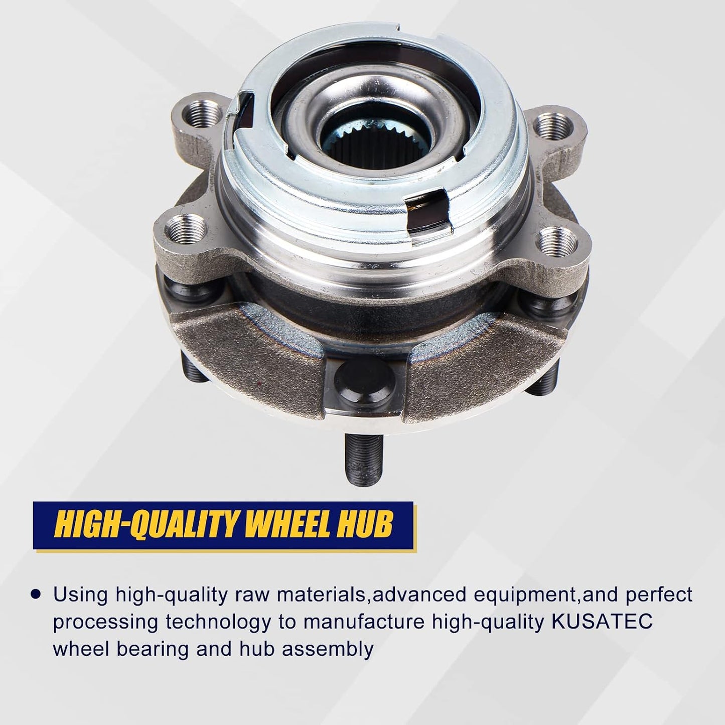 2 Pzas Cojinete Rueda Delantera Kit Cubo Nissan Altima
