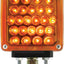 Luz pedestal 2 cara ámbar/rojo 77624