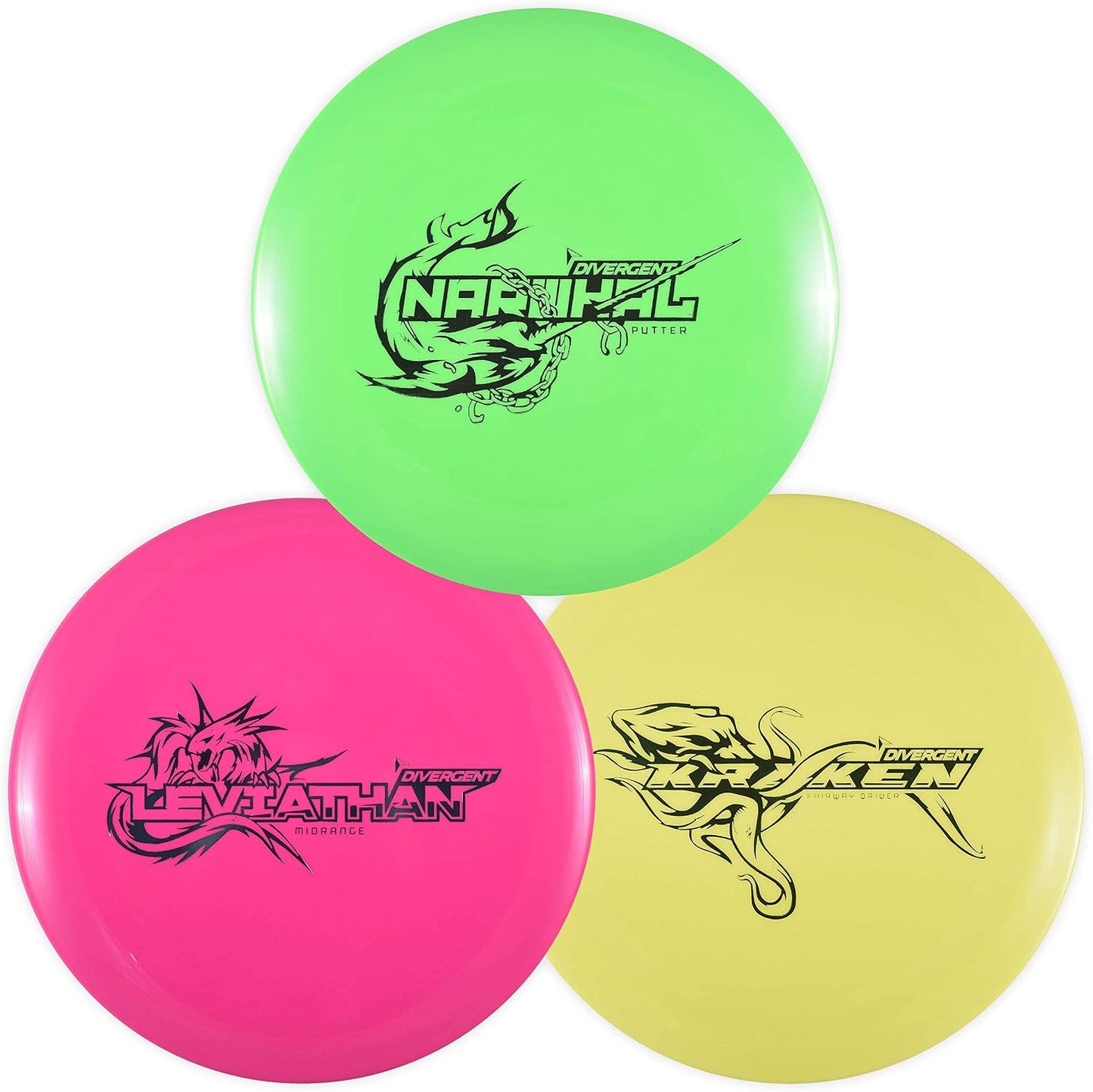 Set 3 discos para principiantes Putter medio y conductor