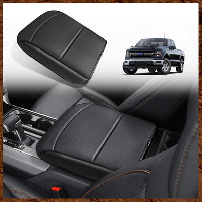 Funda reposabrazos consola Ford F150 21-26 cuero vegano