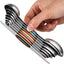 Set 8 cucharas medidoras magnéticas acero inox