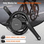 Brazo manivela bicicleta eléctrica BBS01 BBS02 6.693"