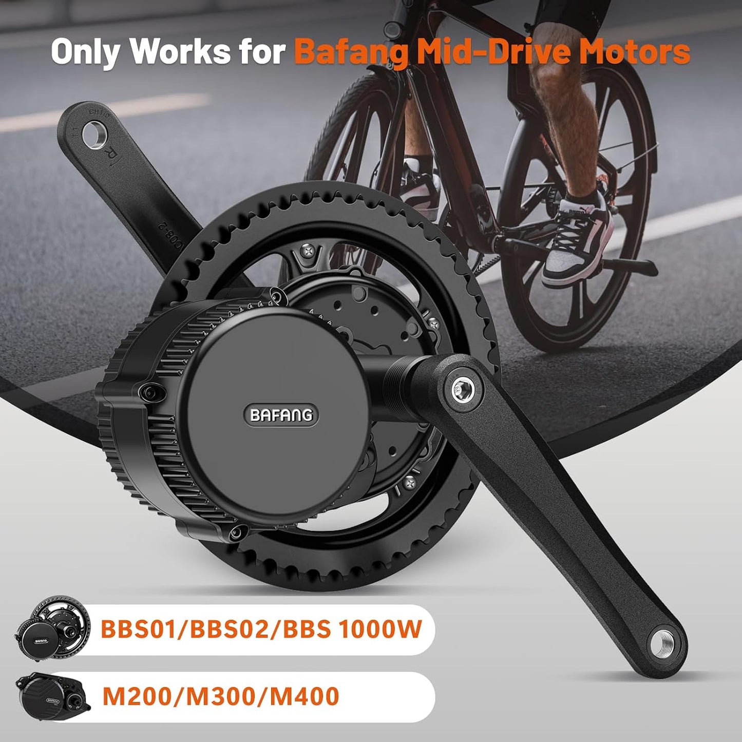 Brazo manivela bicicleta eléctrica BBS01 BBS02 6.693"