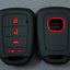 Funda silicona llavero Honda Accord CR-V Civic negro