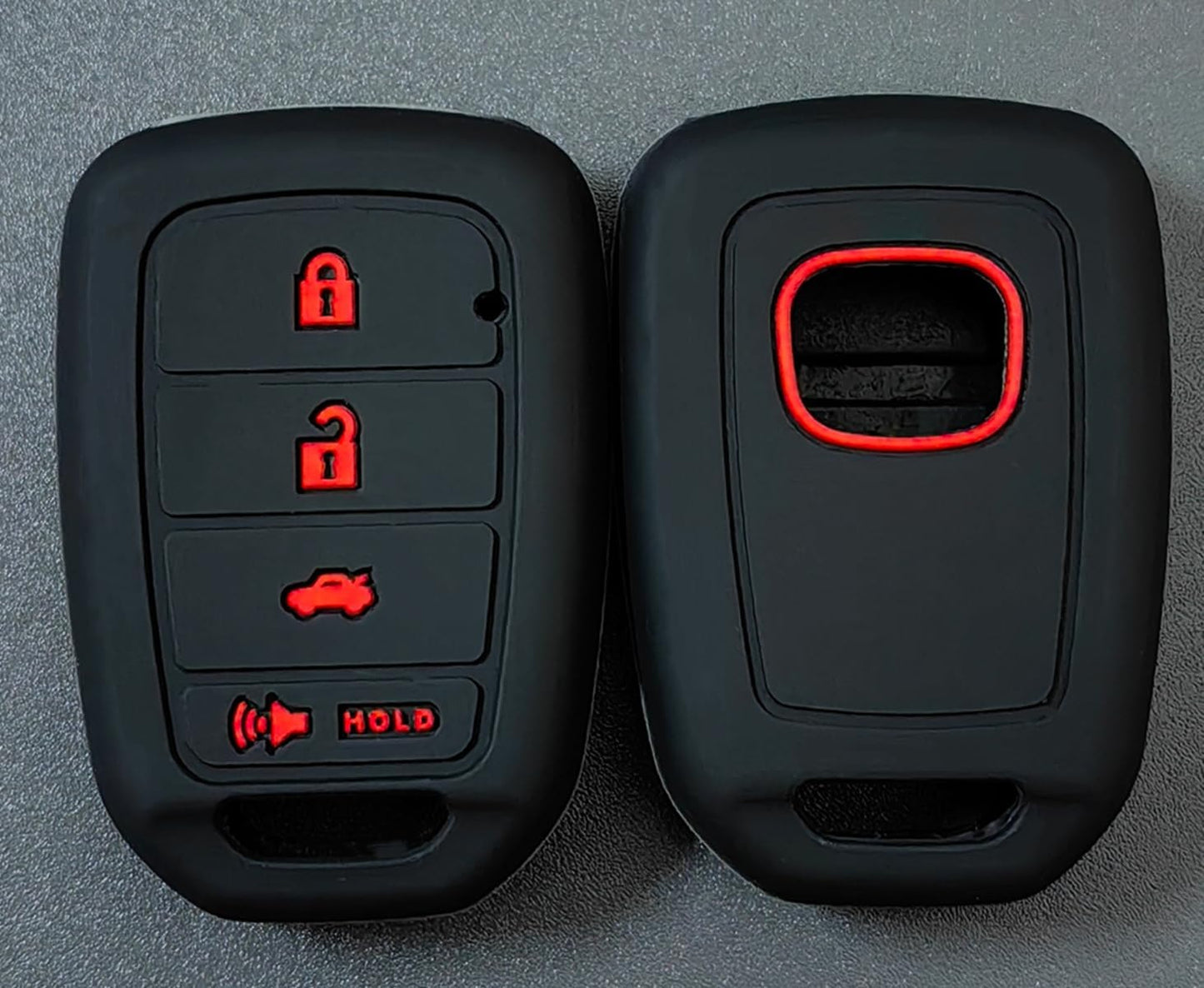 Funda silicona llavero Honda Accord CR-V Civic negro