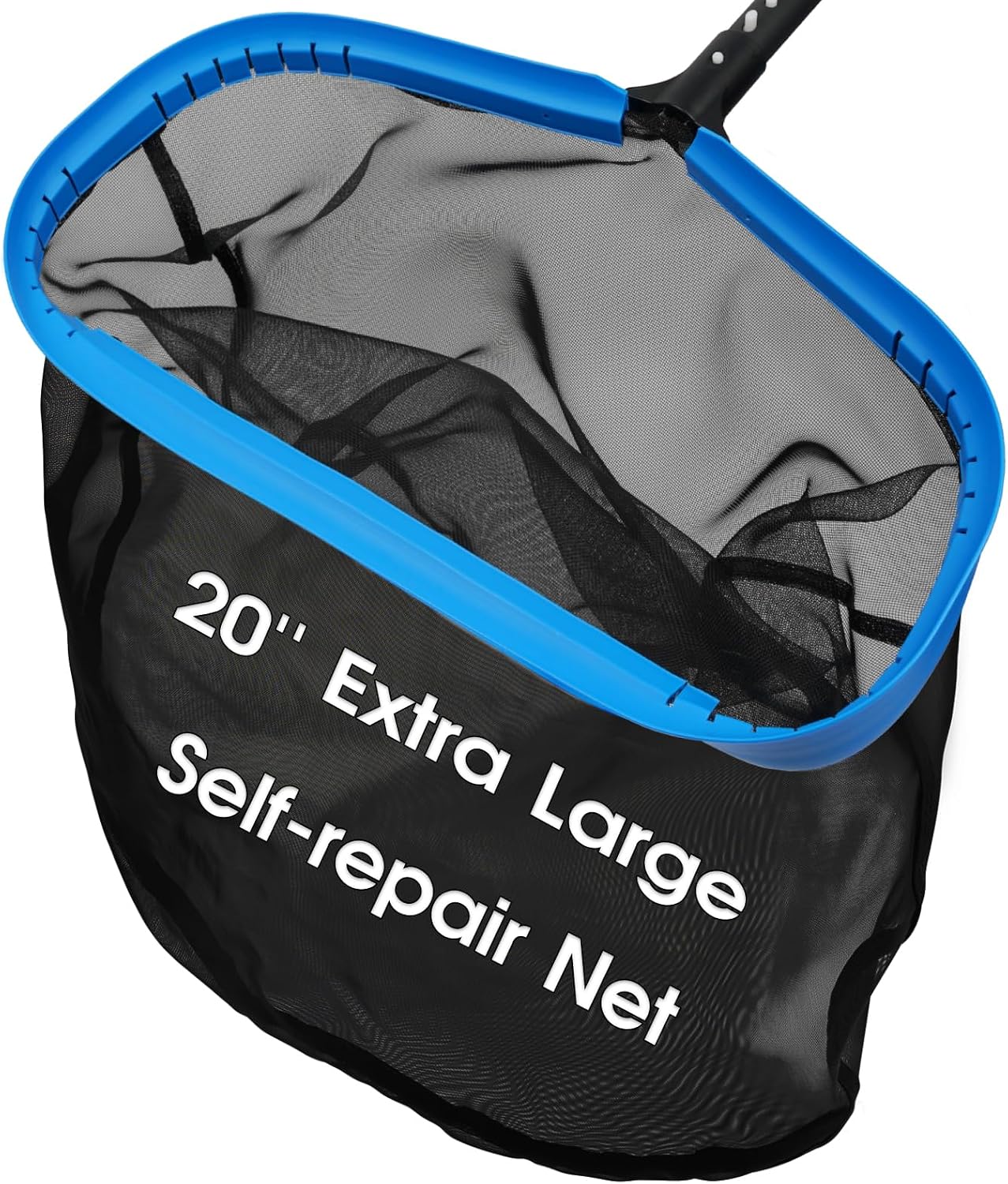 Red skimmer piscina 20pulg malla nylon aluminio bolsa escombros