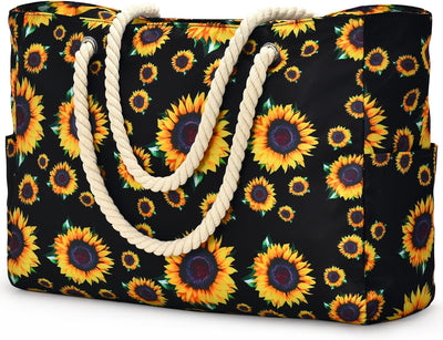 Bolsa playa mujer impermeable a prueba de arena con cremallera