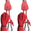 2 Trinquetes cuerda 1/8pulg con percha 13ft puntos reflectantes