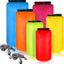 Set 6 Bolsas Secas Impermeables 20-3L Correa Ajustable