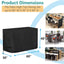 Fundas impermeables para bar exterior mesa patio 60"