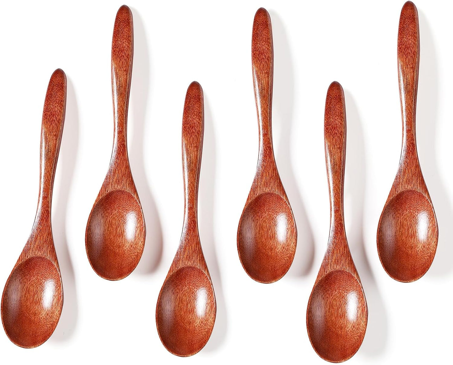 Cucharas de madera pequeñas para té y café, cucharadita de miel