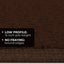 Alfombra antiderrap marrón 4ft x 27pulg