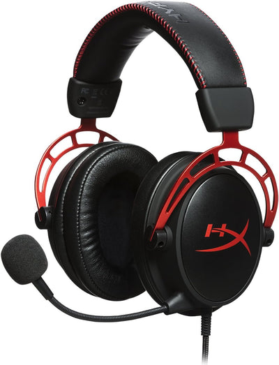 Auriculares para set con micrófono USB rojo QuadCast