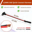 Pack 2 arneses SAE 12 AWG impermeable cargadores auto