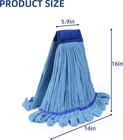 Cabezal trapeador microfibra para madera dura y azulejos
