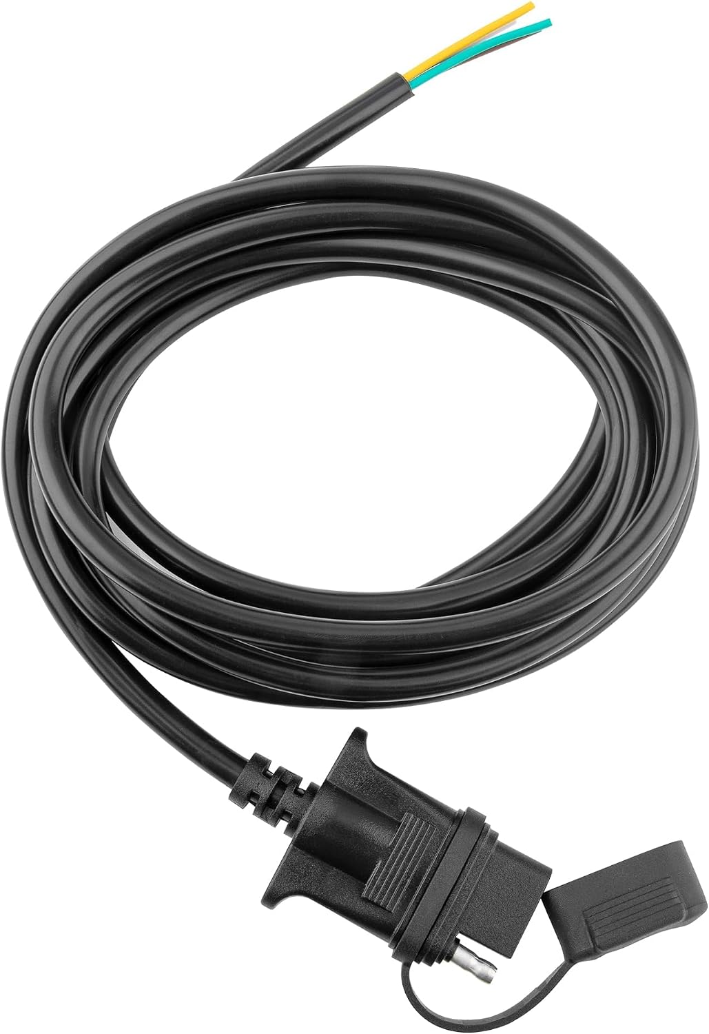 Arnés cableado remolque 4 pines 9.5ft cobre 18AWG cubierta