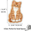 Alfombra para gatos forma irregular dibujos animados