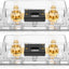 Portafusibles ANL de latón 100A con fusibles 100A (set 2)