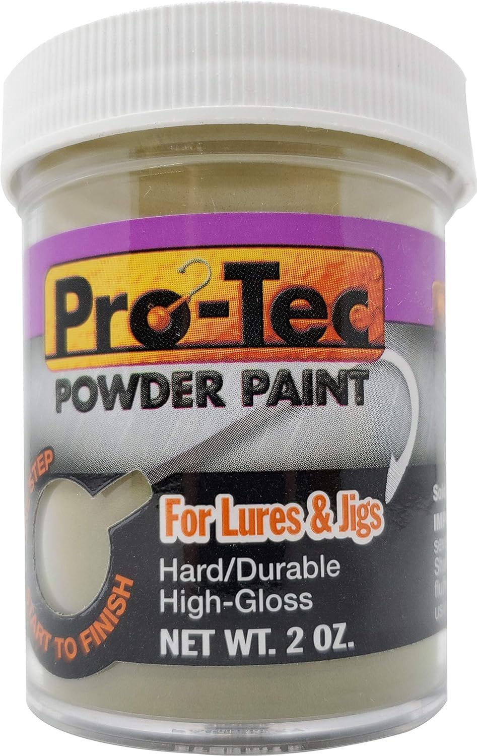 Pintura en polvo para señuelos de pesca 2oz