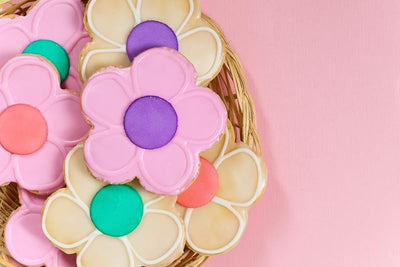 Cortadores galletas flores 6 Pzas Metálico