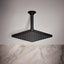 Cabezal ducha cuadrado 8pulg 2.5GPM color negro mate