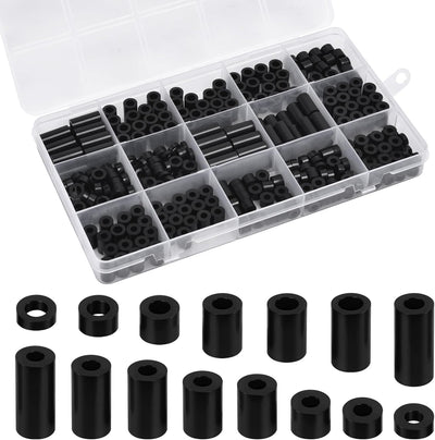 Kit 355 espaciadores plástico redondos para interruptores