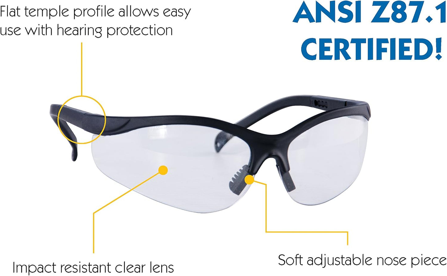 Gafas ajustables Pro Range para exteriores tiro caza
