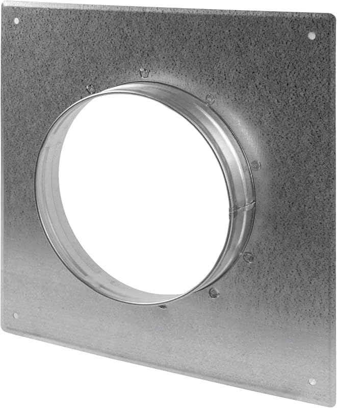 Brida conducto 6" acero galvanizado adaptador pared techo