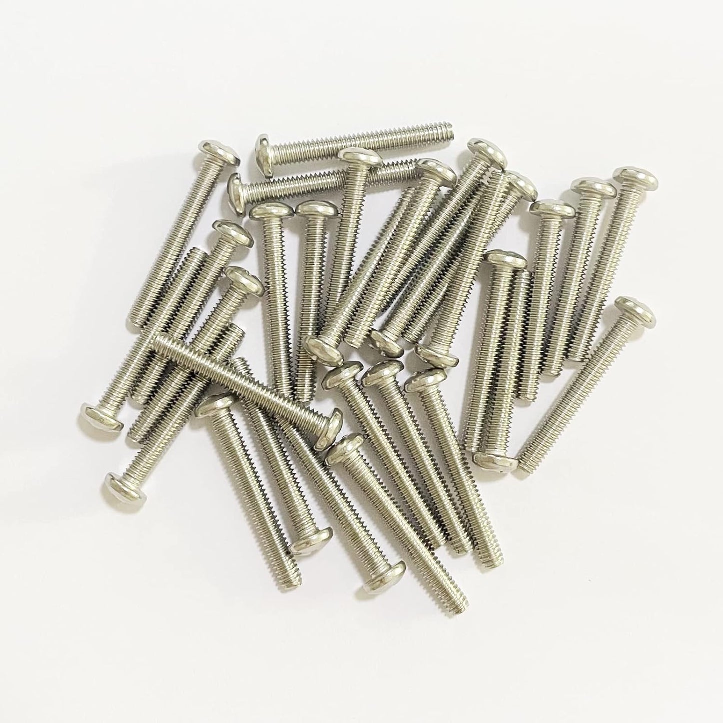 30 Pzas Tornillos 8-32 x 1-1/4 pulg acero inox