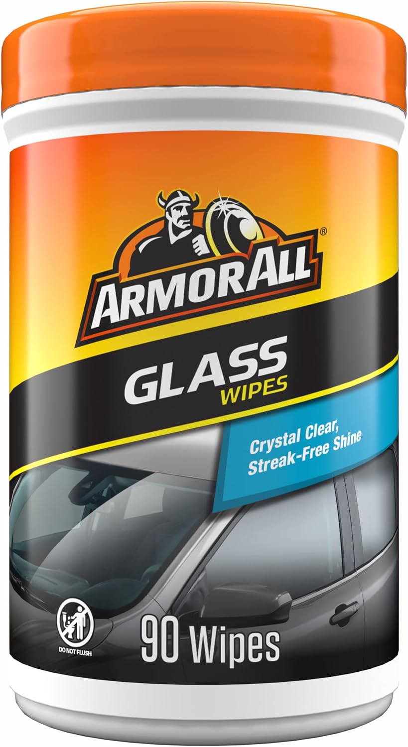 Toallitas limpieza vidrio auto 90 uds