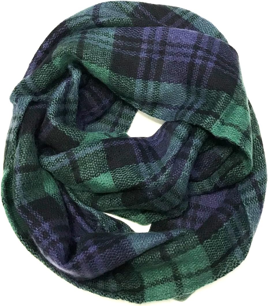 Set bufanda infinita tartán con gorro