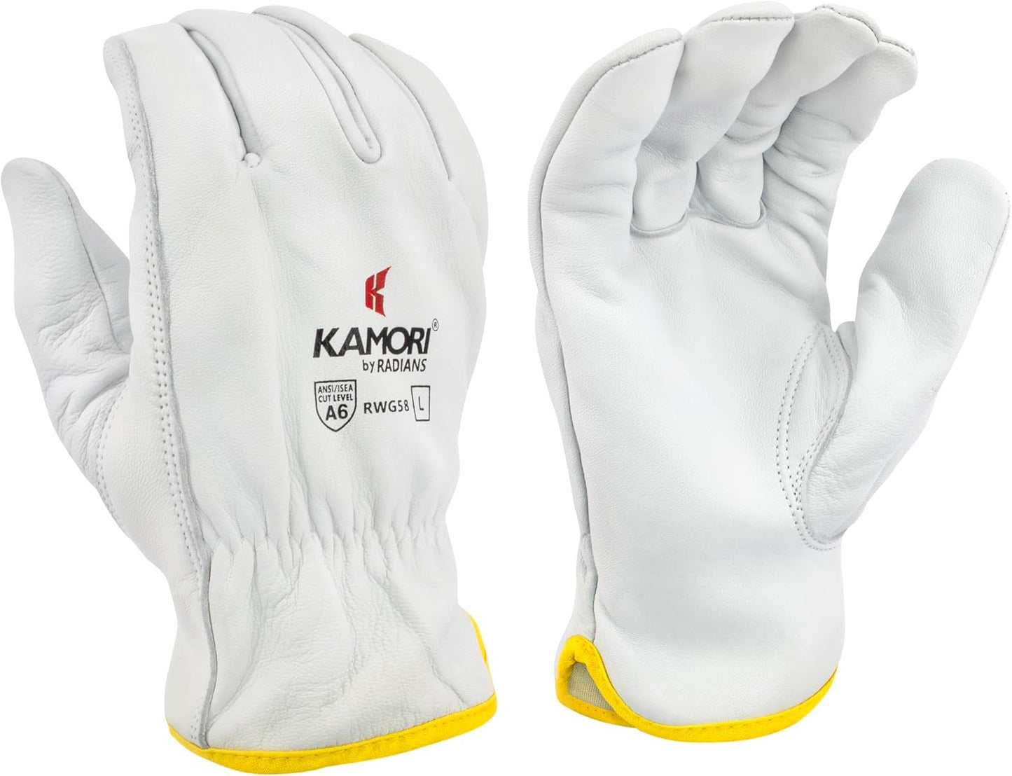 Destornillador piel cabra grano blanco KAMORI talla S