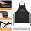 2 Delantales Smile Happy con Bolsillos para Cocina y Hogar