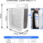 Cesta lavandería plegable para pared set 2 tallas XL y M