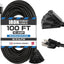 Cable extensión hierro forjado 100ft 3 salidas con luz