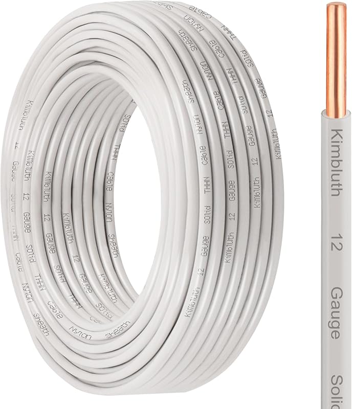 Cable eléctrico OFC 12 AWG 50 ft cobre sólido 600V