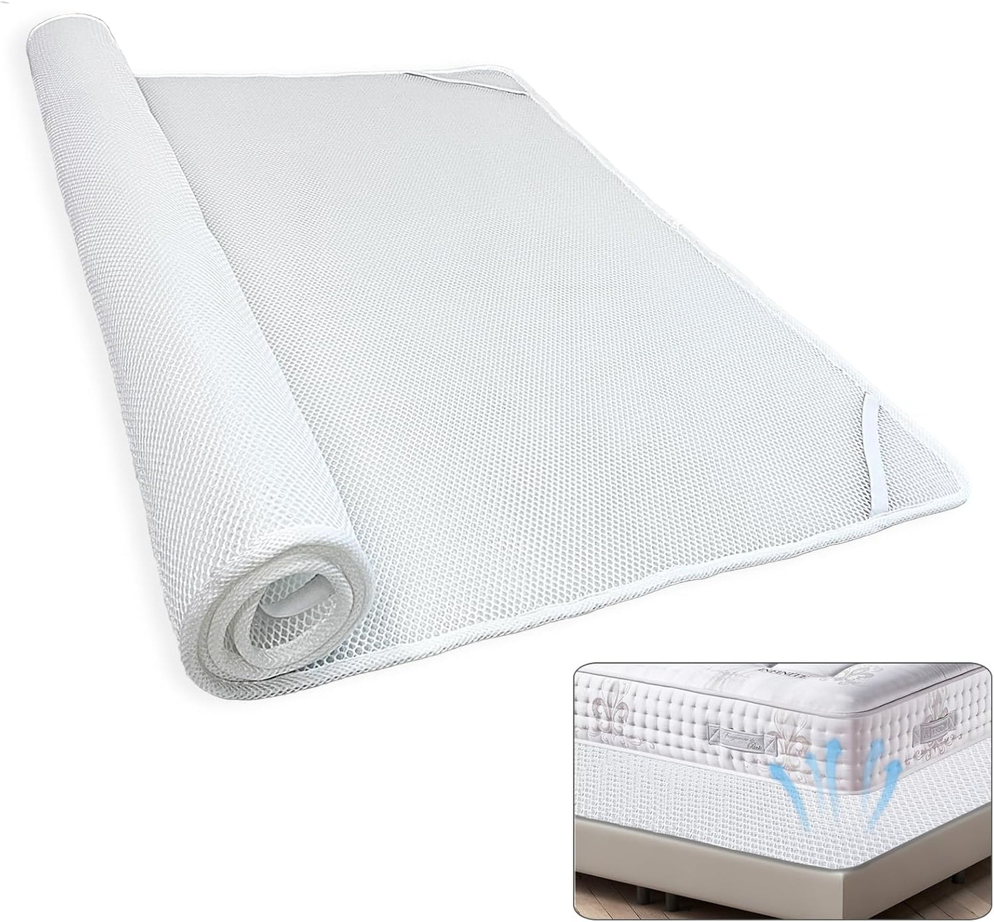 Funda colchón RV ventilada malla 3D Queen transpirable