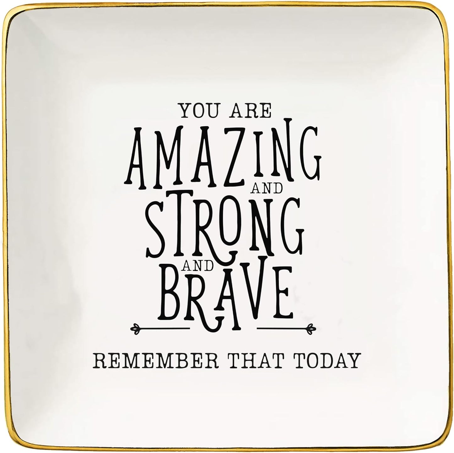 Bandeja cerámica para joyas y anillos