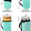 Funda neopreno frasco mason 8oz con asa