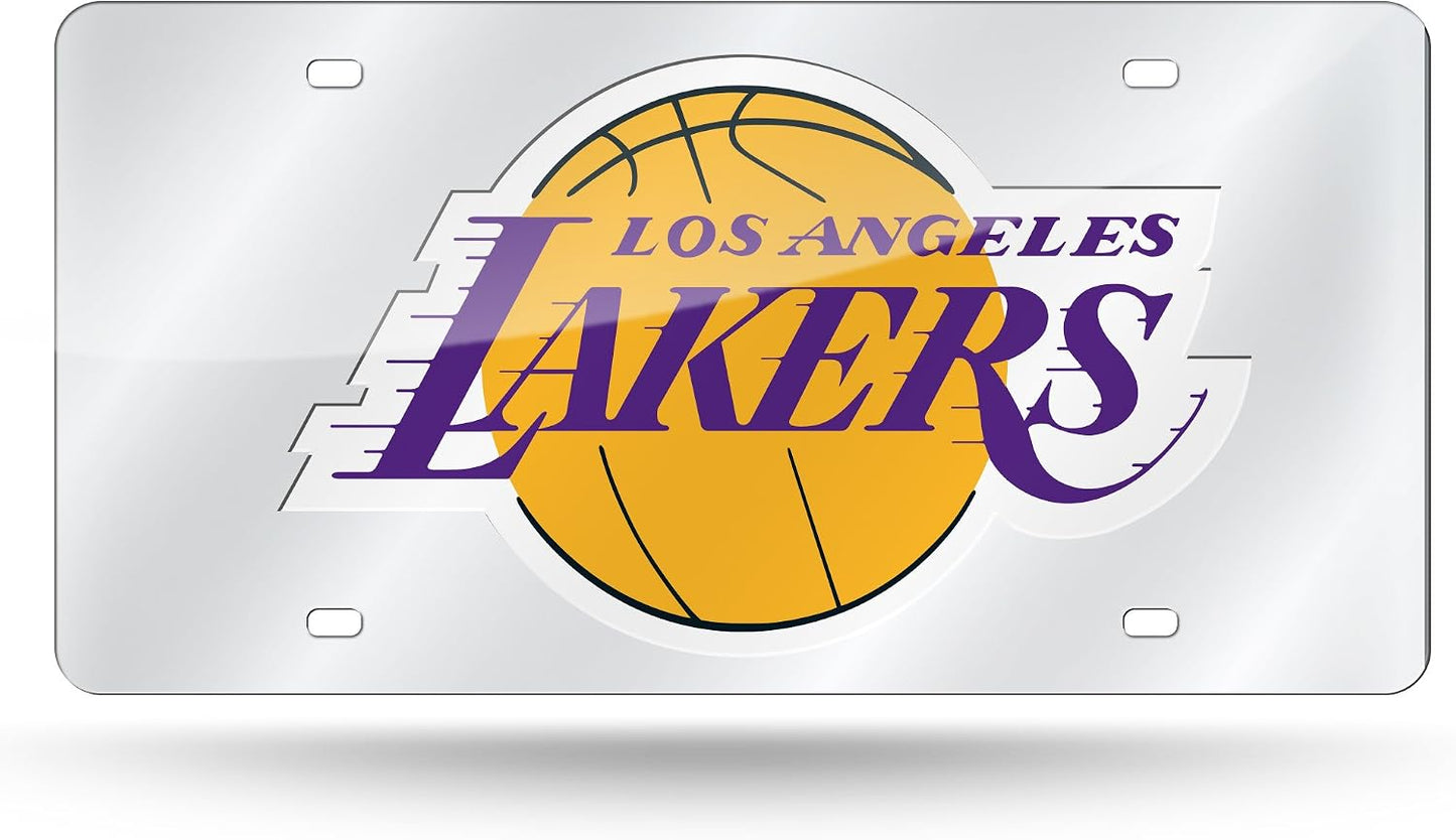 Placa matrícula metálica NBA incrustaciones láser
