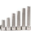 Tornillos acero inox M10 2.165pulg 10uds DIN 912