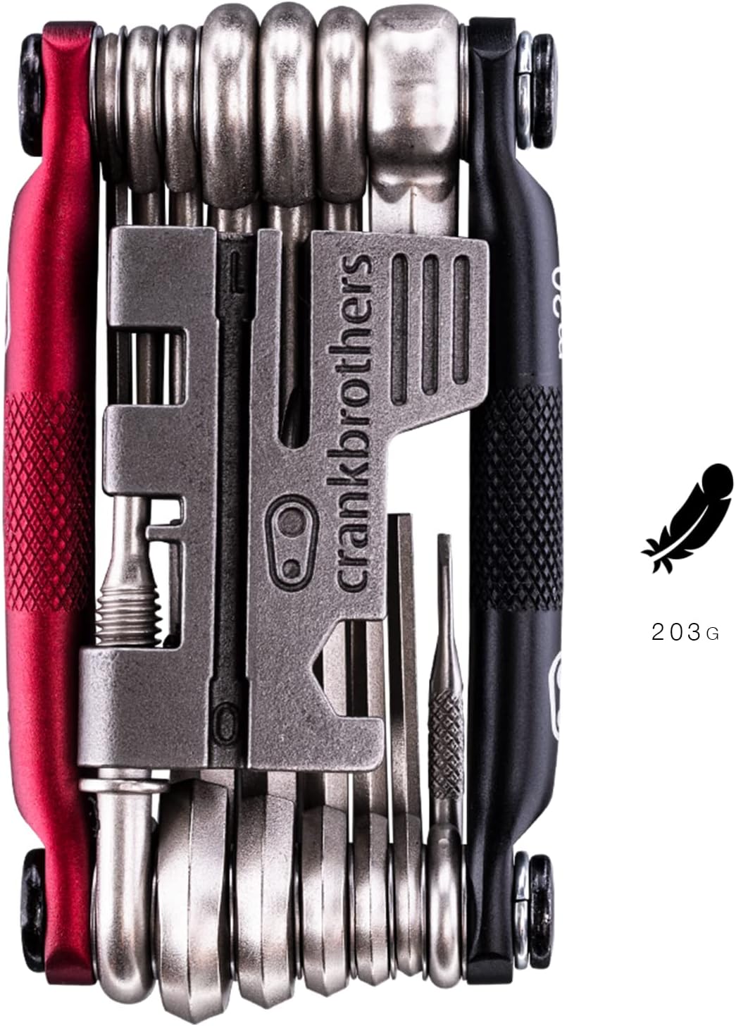 Herramienta Multiusos M 20 Negro Mate Rojo