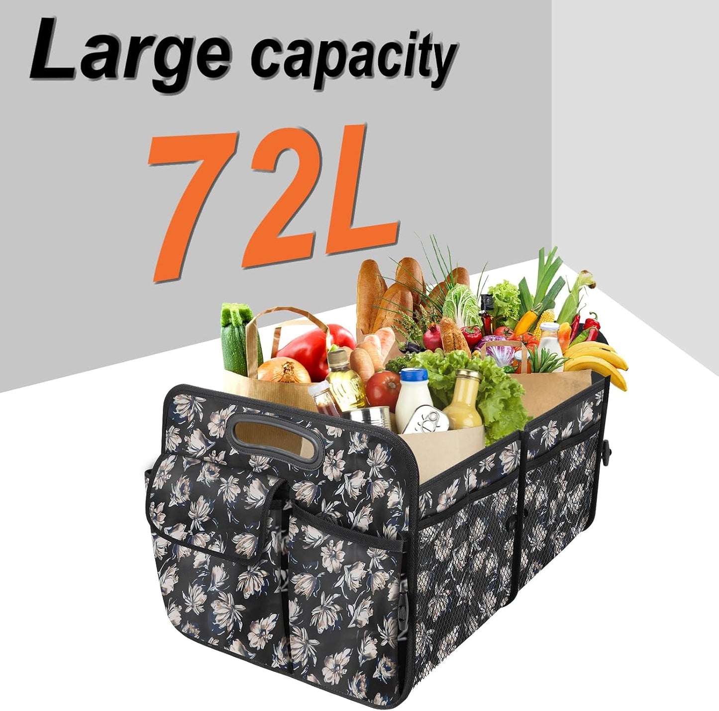 Organiz. maletero plegable con compartimentos para SUV