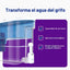 Dispensador jarra filtro agua 30 tazas transparente