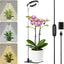 Luz cultivo interior 48 LED negro ajustable 3 modos 10 brillo