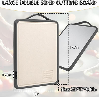 Tabla cortar acero inox grande para carne frutas verduras pan